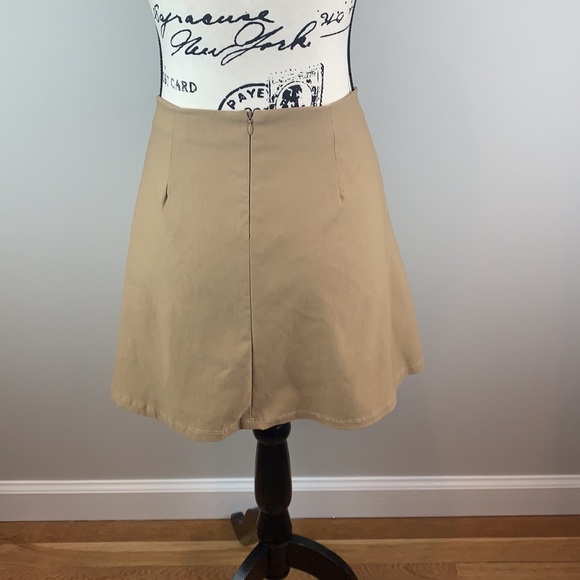 Originality Khaki Mini Skirt - Picture 3 of 5